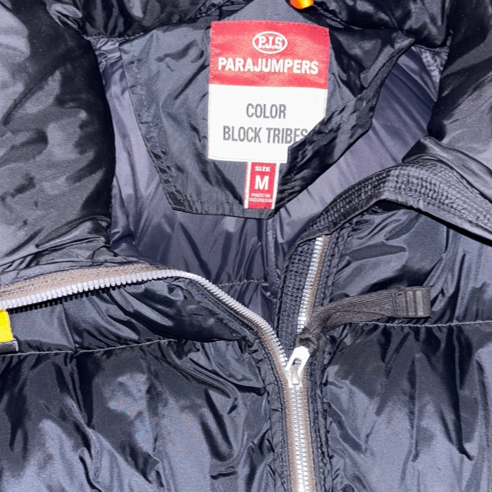 Parajumpers Dark Jacket with Yellow Accents